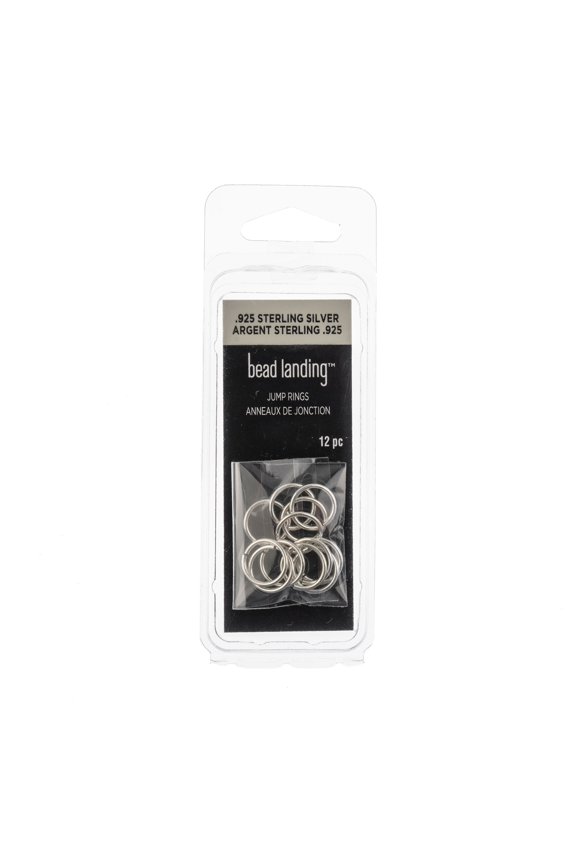 10mm Sterling Silver Jump Rings - 12ct. by Bead Landing