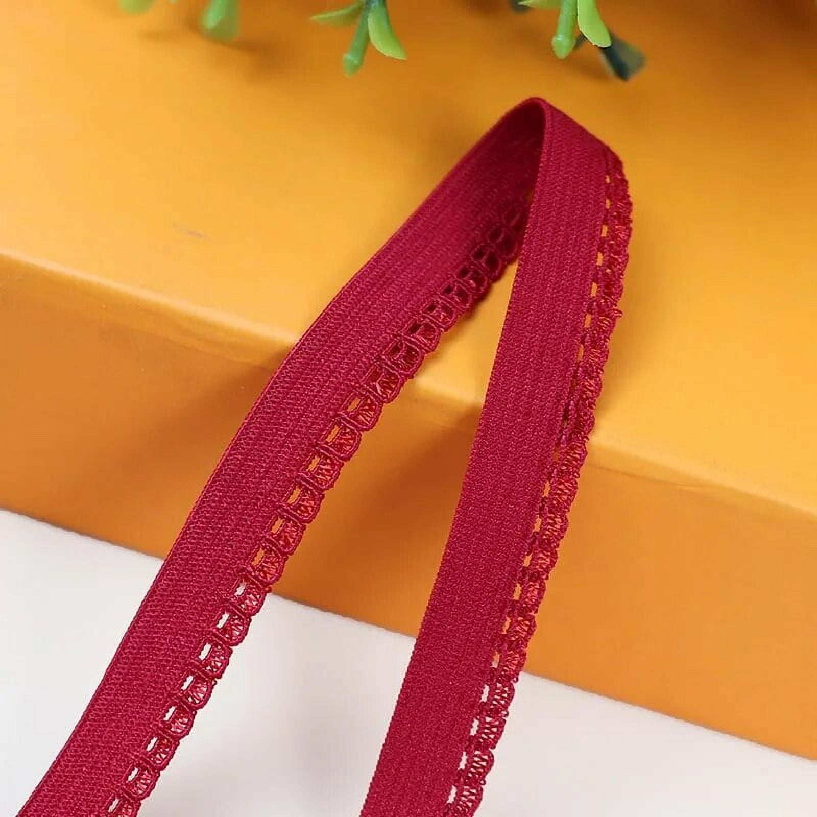 10+ Garment Elastic Band 10mm Stretchy Lace Trim Elastic Band For Underwear Bra Garment Sewing