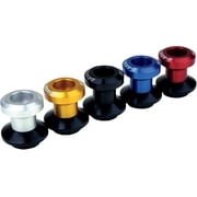 10mm Swingarm D Axis Spools - Black/Silver DXS-10.1 SL