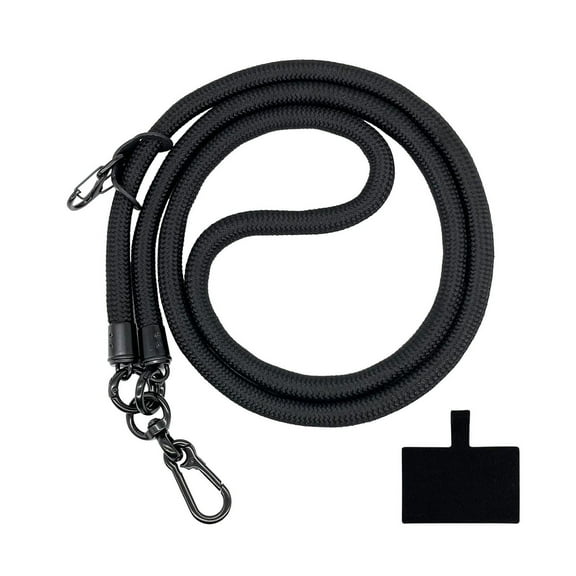 10mm Thick Phone Lanyard, Nylon, 4 Colors, Crossbody/Neck Strap, for Phone Camera, Anti-Loss, Secure Durable, Easy Install