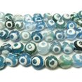 thumbnail image 1 of 10mm Tibetan Style Blue Third Eye Faceted Beads Genuine Gemstone Natural Jewelry Making, 1 of 1