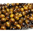 thumbnail image 1 of 10mm Tiger Eye Round Beads Genuine Gemstone Natural Jewelry Making, 1 of 6