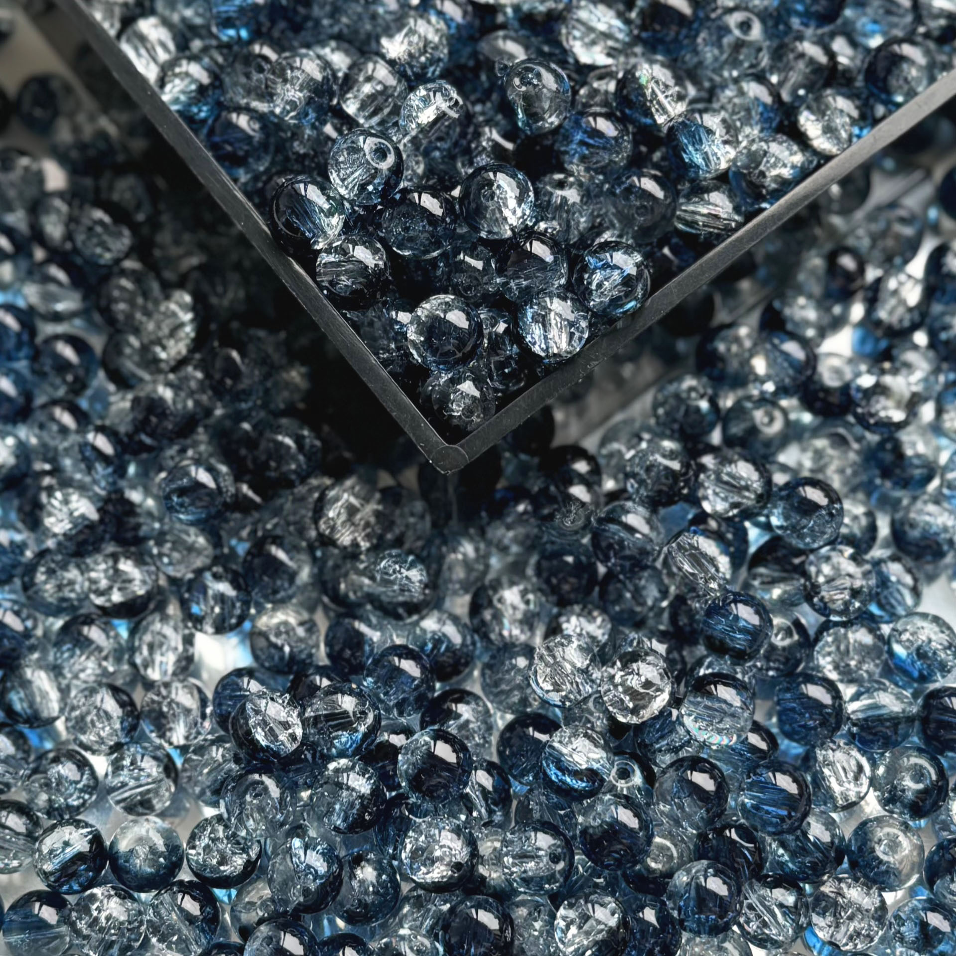 10mm popped glass beads bracelet diy accessories accessories beaded