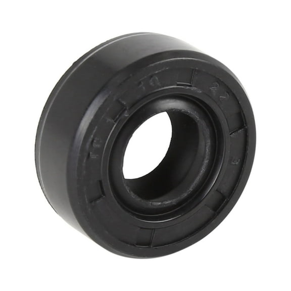 10mm x 22mm x 8mm Black Nitrile Butadiene Rubber Cover Double Lip TC Oil Shaft Seal for Car Auto