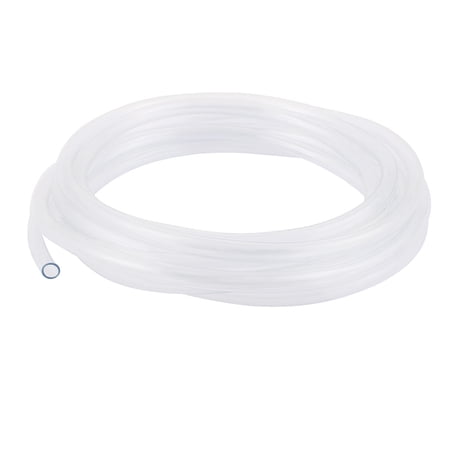 10mm x 8mm Clear Fleaxible Tube Pneumatic Polyurethane Hose 4.6M Length