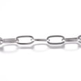 thumbnail image 1 of 10ms Tarnish Resistant 304 Stainless Steel Chain Cable Chain Unwelded Stainless Steel color 10x5x1mm, 1 of 3