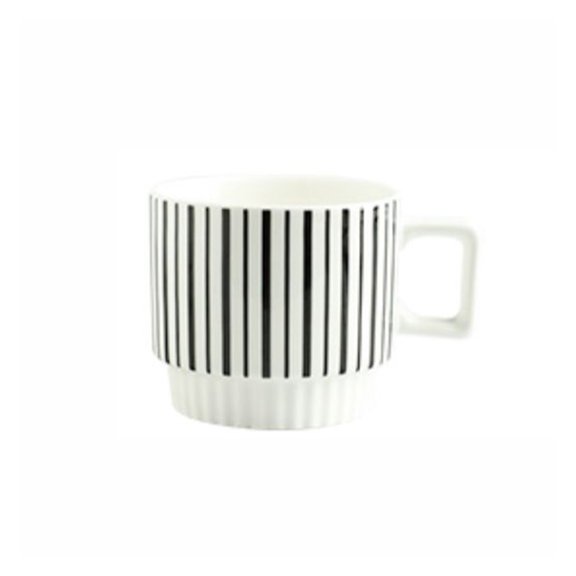 10oz(300ml) Household Zebra Pattern Style Ceramic Mug Breakfast Milk Mug Afternoon Tea Coffee Suitable for Office and Home Daily Use