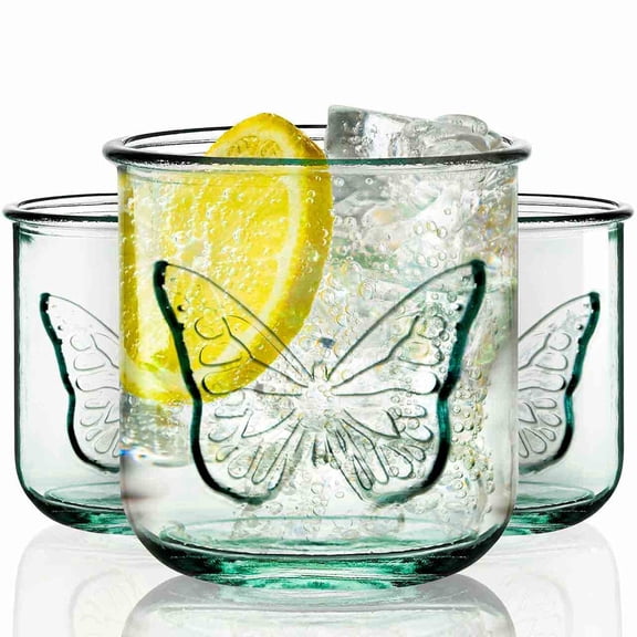 10oz Classico Butterfly Drinking Glass Set of 6