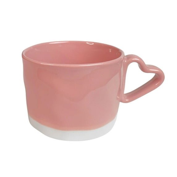 10oz Coffee Mug,Heart Handles Valentines Mug Gift for Lover Girlfriend Women,Funny Valentiney Gift Novelty Coffee Mug Cup,Dishwasher Microwave Safe (Pink)