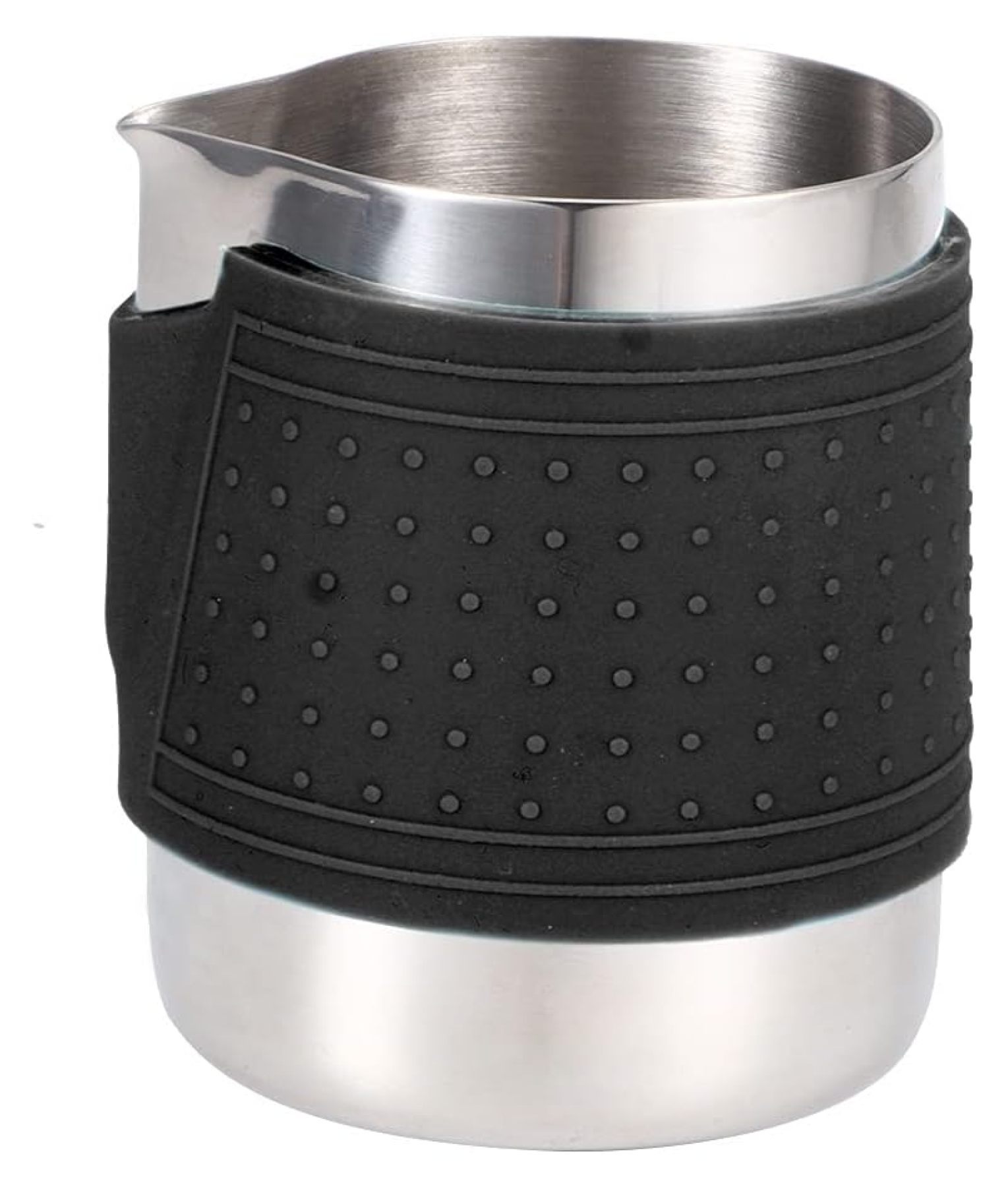 10oz Handleless Milk Frothing Pitcher, Milk Frothing Jug with Round ...