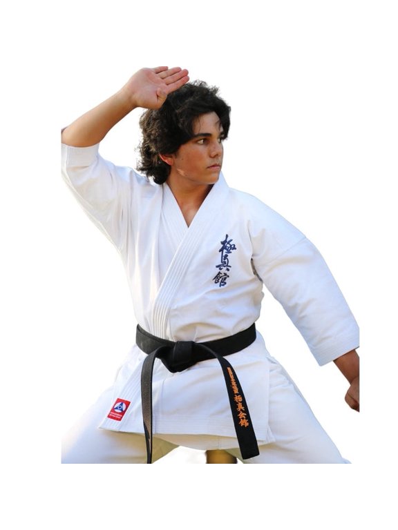 10oz Kyokushin Kan Karate Uniform Bleached Kids gi & Adult Martial Arts uniform Unisex Karate Gi White Color Size 0-8