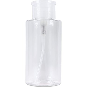Push Down Pump Dispenser, Clear Pump Bottles With Alcohol, Acetone