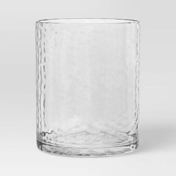 10oz Short Hammered Glass