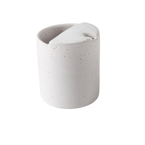 10oz Speckled Hand Painted Ceramic Coffee Mug With Sip Hole, Retro Portable Tea Cup, Microwave Dishwasher Safe