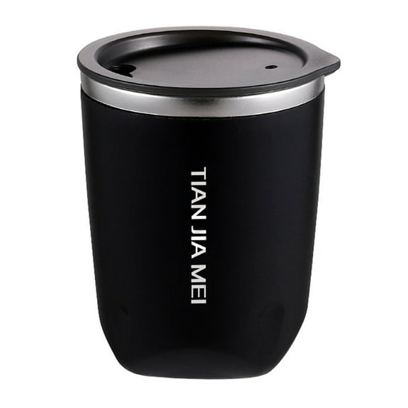 10oz Stainless Steel Tumbler, Insulated Coffee Tumbler Cup with Lid, Vacuum Travel Water Mug for Hot & Cold Drinks
