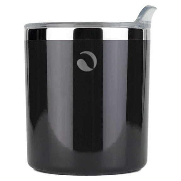 10oz Stainless Steel Whiskey Glass - Vacuum Insulated Rocks Glass - GULT Jet Black - For Bourbon, Scotch, Cocktails - Modern Drinkware Gift