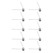 10pack 304 Stainless Steel Torsion Spring, 60 Degrees 1.2mm Wire Diameter 10mm OD 9 Coil Mechanical Small Torsional Springs for Crafting and DIY Repair Project