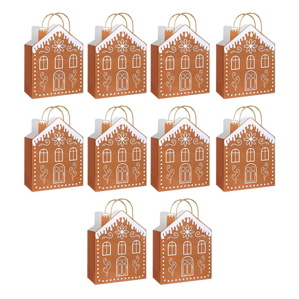 4 Pack Christmas Reusable Grocery Bag,Large Tote Bag With Handle, Gift - View #4