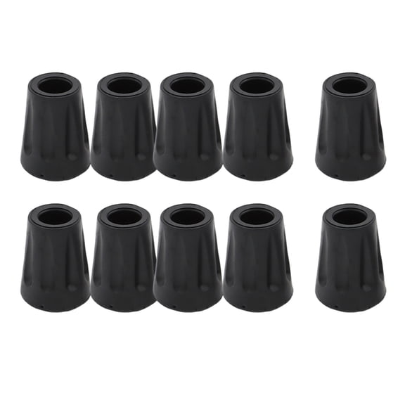 10pack Hikes Protectors Caps Tip Rubber Basket Walking Tip Protectors Hiking Poles Accessories