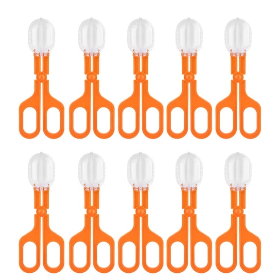 10lots Spiders Crawlers Clip Gogga Catcher Scissor Outdoor Plastic Clamp for Home Kid Nature Explores
