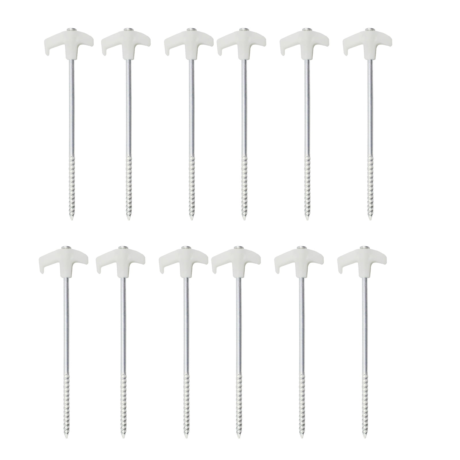10pack Outdoor Travel Camping Tarps Stakes Ground Stakes Organizers Tent Peg for Toughs Ground Conditions