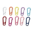 thumbnail image 1 of 10pack Personality Car Keychains Car Key Rings Holder Small Key Buckles for Organizing Home and Travel Essential, 1 of 9