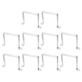 thumbnail image 1 of 10pack Square Pipe Clamp 120x120mm 304 Stainless Steel Tube Buckle, Silver, 1 of 6