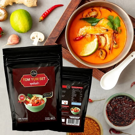 10packs x 1.76oz Tom Yum Instant Powder Set 1serve Chili Paste Sauce/Dried Herbs