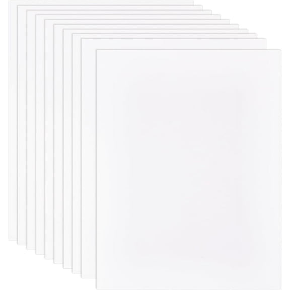 10pc 10Pcs 11x8.5inch White Plastic Brim Insert Rectangle Baseball Cap Visor Insert Hat Brim Replacement Liner Shaper for DIY Repair Custom Brims Craft Sewing Cap Supplies Making