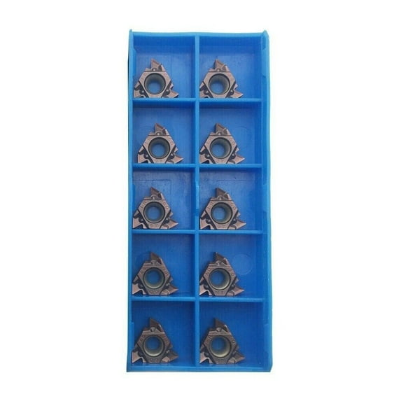10pc 16IR AG60-S Carbide Inserts Threading Turning Cutting Tool Insert 15TF Indexable Insert Machinery Accessories Turning Tool