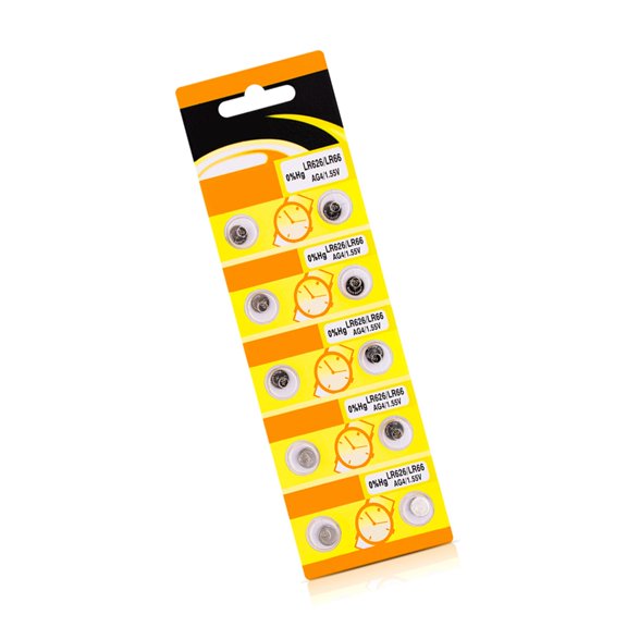 10pc/20pc AG4 LR626 Button Batteries Metal Construction AG4 LR626 Alkaline Button Cells for Various Applications
