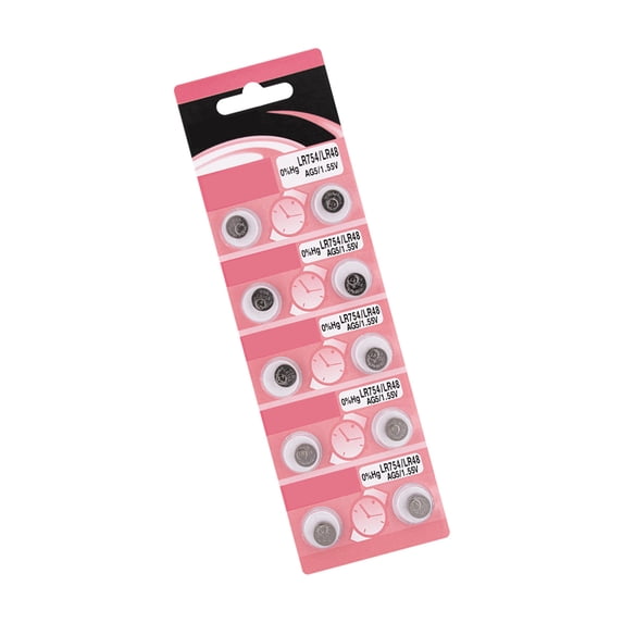 10pc/20pc AG5 LR754 Alkaline Button Cell Batteries AG5 LR754 For Watches Calculators Small Electronics