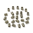 thumbnail image 2 of 10 Pc 304 Stainless Steel Beads Rondelle Antique Silver 10x4mm Hole... 2 of 13