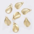 thumbnail image 1 of 10pc 304 Stainless Steel Charms Shell Golden 12x7x1.2mm Hole: 1mm, 1 of 2
