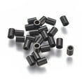 thumbnail image 1 of 10pc 304 Stainless Steel Tube Beads Electrophoresis Black 4x3mm Hole: 2mm DIY, 1 of 2