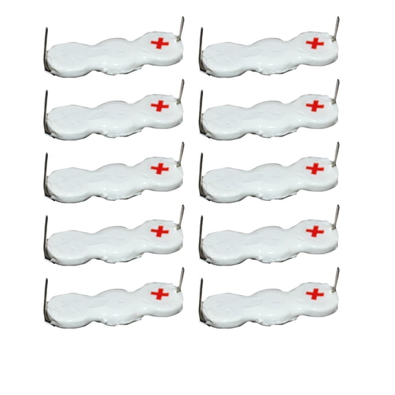 10pc 3V 15mAh NiMH PLC Backup Battery Compatible with