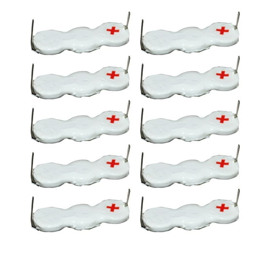10pc 3V 15mAh NiMH PLC Backup Battery Compatible with