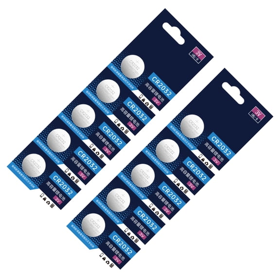 10pc/5pc Long Lasts 2032 3V Lithium Cell Batteries High Performances for Watches Electronics