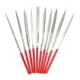 thumbnail image 1 of 10pc 6" Mini Diamond Needle File Set 140 x 3mm Ceramics Tile Glass Hand Tools, 1 of 8