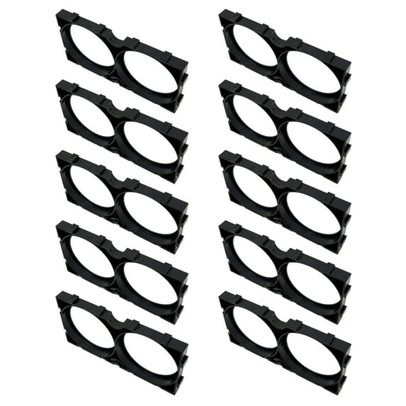 10pc 66160 Lithium Batteries Cell Holder Bracket,Stackable for Customized Setups,Heat Dissipation,Easy Installation