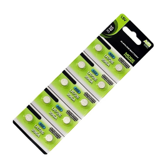 10pc AG0/AG1/AG2/AG3 Alkaline Button Cells 1.55V Reliability Power Sources Battery for Hearing and Medicals Devices