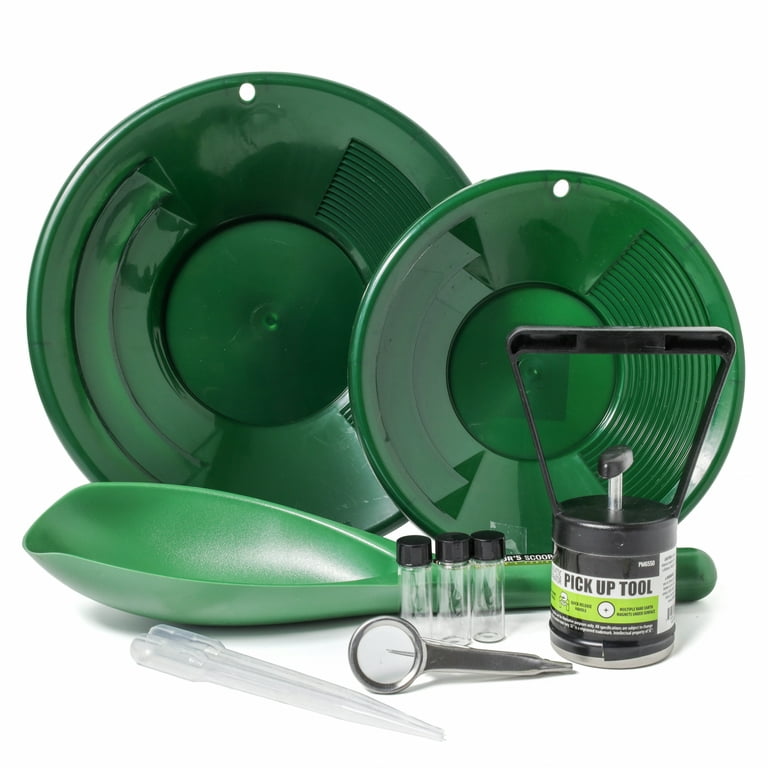 Survival Gold Panning Kit (10 pc) Green Kit with Speed Flare