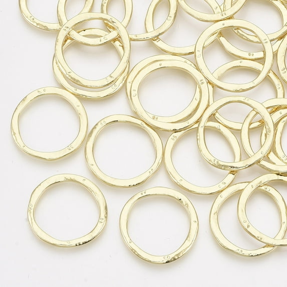 UNICRAFTALE 100 stuks 10 mm in diameter Roestvrijstalen Verbindingsring O-Patroon Ronde Ring Cirkel Frames Connectoren Sieraden Linkring voor Armband Halsketting Sieraden Maken