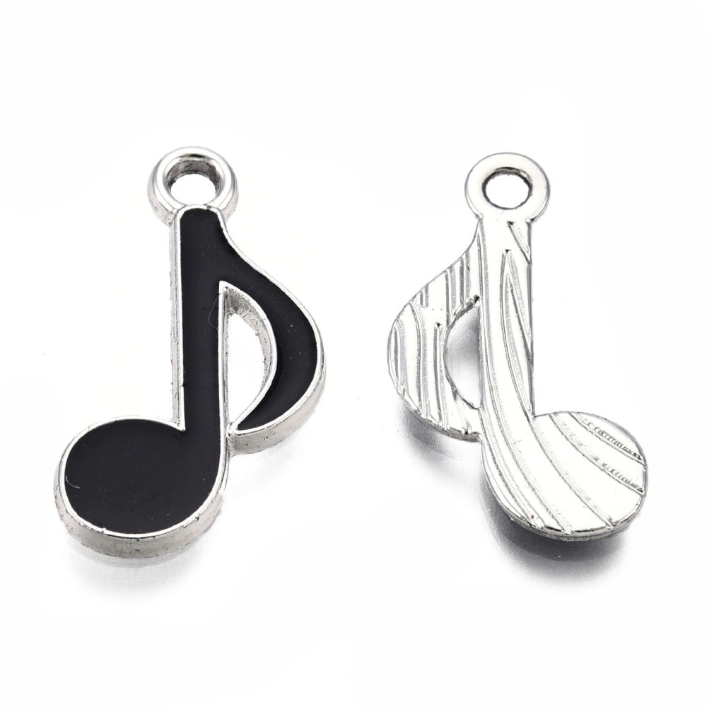 925 Sterling Silver Treble Clef Necklace - 18 Inch Chain, Music Note Pendant, Gift For Women