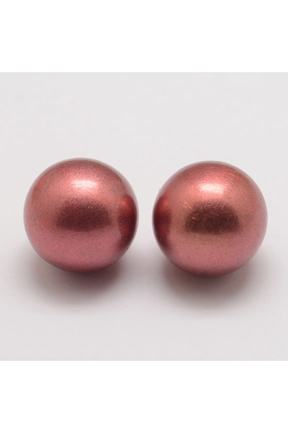 10pc Brass Chime Ball Beads Fit Cage Indian Red 16mm Pendants No Hole