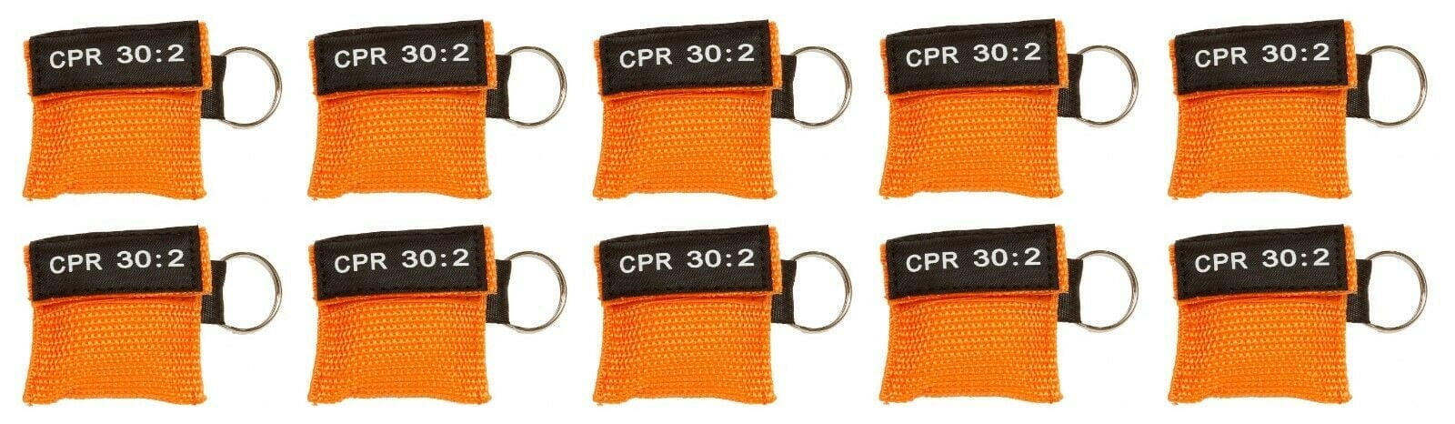 10pc CPR Mask Keychain Emergency Kit CPR Face Shields for First Aid AED ...