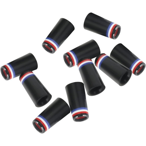 10pc Golf Iron Ferrules Compatible for 0.355 Tapered Steel Shaft