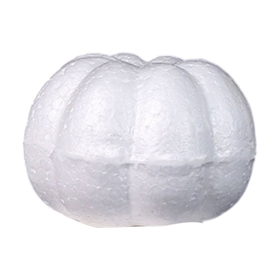 10pc Halloween Decorative Foam Pumpkin Set, Lightweight Artificial Polyfoam Ball Ornaments, DIY Crafting Supplies for Fall Tabletop and Holiday Home Decor, 1Pack C