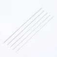 thumbnail image 1 of 10pc Iron Beading Needle with Hook For Quartz Gemstone Beads Bead Threader Platinum 18x0.08cm, 1 of 4