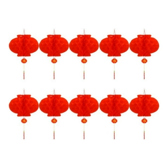 10pc Paper Lanterns Decoration Foldable Outdoor & Indoor Paper Lanterns Durable